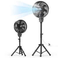 Thumbnail for SprzAir 20000mAh Rechargeable Misting Pedestal Fan – Oscillating & Mister Kit