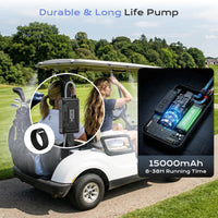 Thumbnail for SprzAir 4 Gal Umbrella Misting System – 15000mAh Rechargeable Pump & 33FT Hose